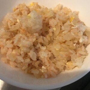 子供が喜ぶ★たらこチャーハン★バター醤油味